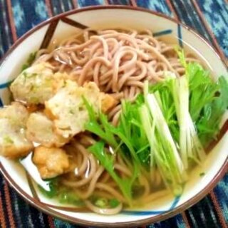 簡単お蕎麦。受験生のお夜食にも(*^^)v